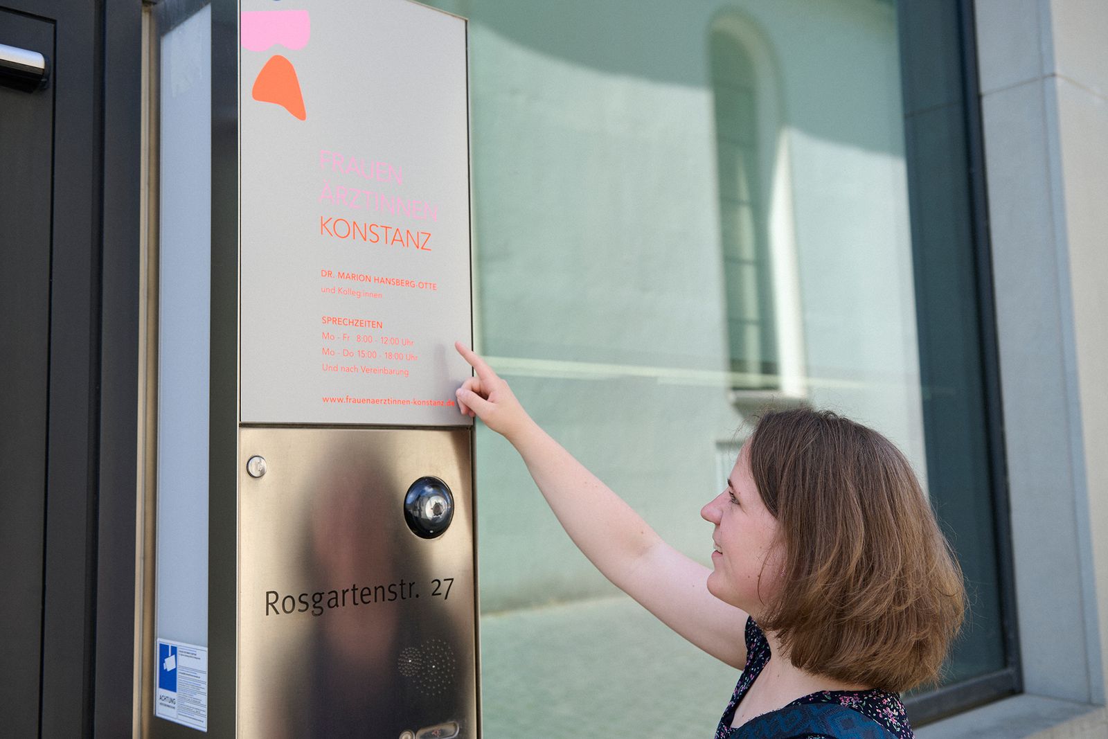 Empfang und Anmeldung der Pilotpraxis